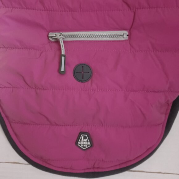 ARCADIA TRAIL ULTRA REFLECTIVE DOG JACKET PINK SIZE MEDIUM - Picture 3 of 8
